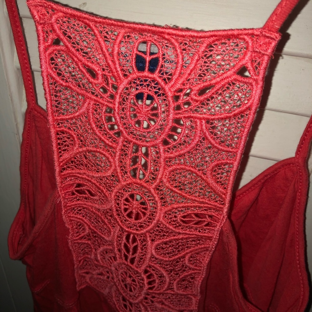 🟢 American Eagle Ruffle Tank Top - Picture 4 of 6